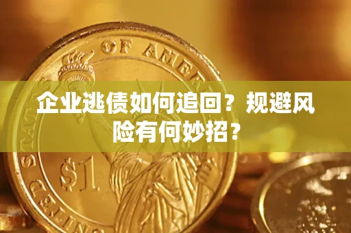 武汉企业逃债如何追回？规避风险有何妙招？