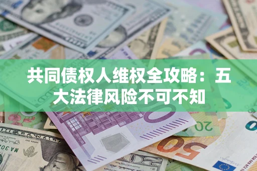 武汉共同债权人维权全攻略：五大法律风险不可不知