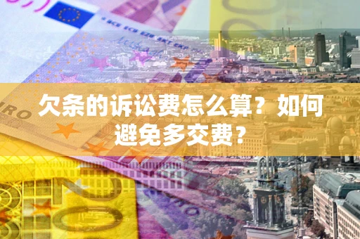 武汉欠条的诉讼费怎么算？如何避免多交费？