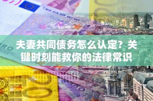 武汉夫妻共同债务怎么认定？关键时刻能救你的法律常识