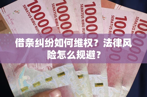 武汉借条纠纷如何维权？法律风险怎么规避？
