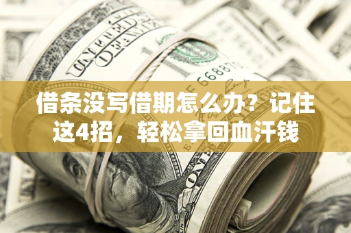 武汉借条没写借期怎么办？记住这4招，轻松拿回血汗钱