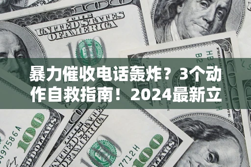 武汉暴力催收电话轰炸？3个动作自救指南！2024最新立案标准全解析