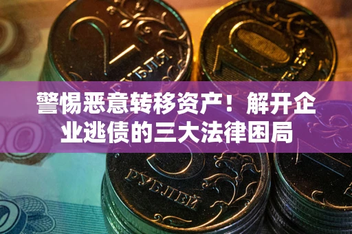 武汉警惕恶意转移资产！解开企业逃债的三大法律困局