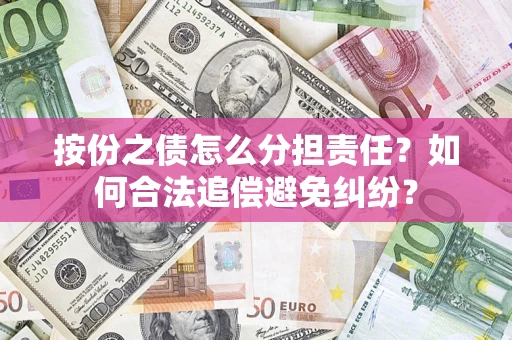武汉按份之债怎么分担责任？如何合法追偿避免纠纷？